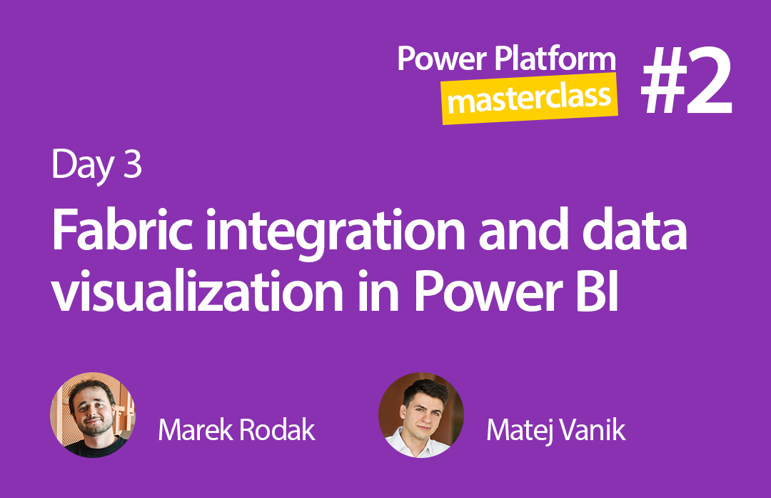 Resco webinar, Power Platform masterclass, Fabric integration and data visualization in Power BI