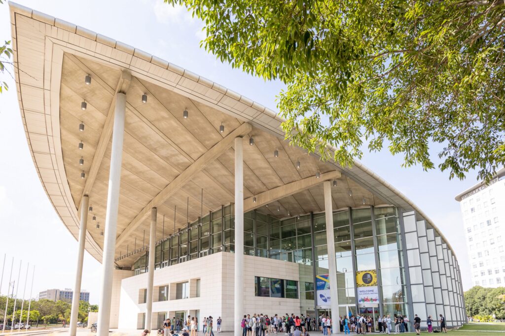 The building of Valencia Conference Centre was designed by Norman Foster
