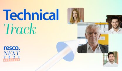 Technical track at resco.NEXT – 6 sessions you should not miss