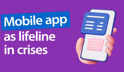 Mobile app as lifeline in crises: Registering refugees even without internet connection  