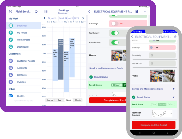 Application mockups