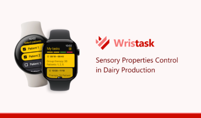 Use case: Sensory properties control in dairy production with Wristask